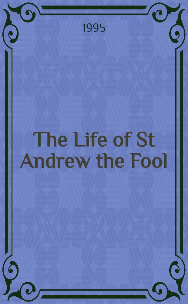 The Life of St Andrew the Fool