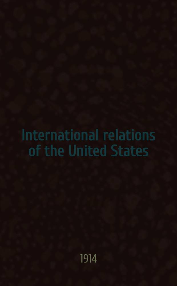 International relations of the United States