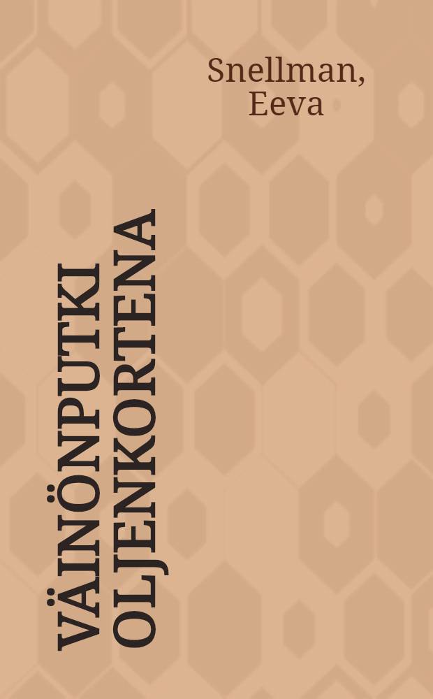 Väinönputki oljenkortena = "Веточки дягеля".