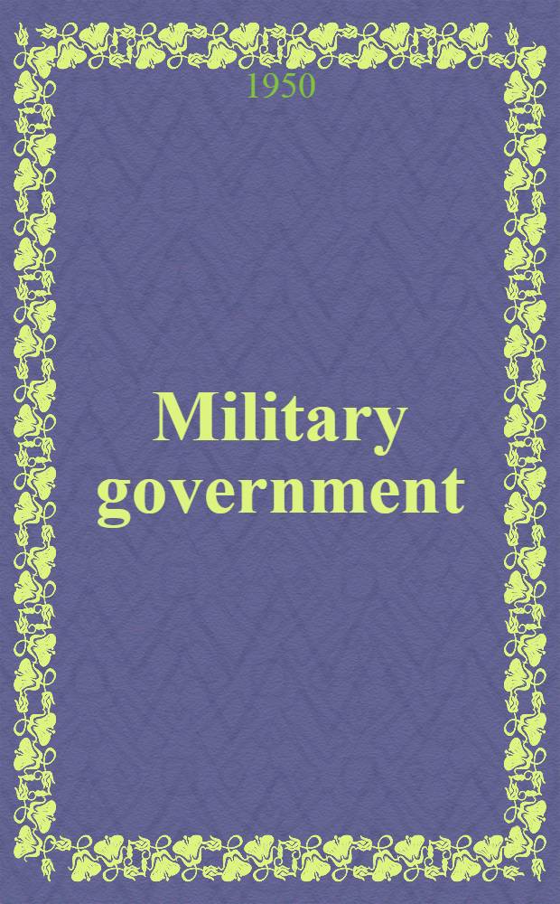 Military government