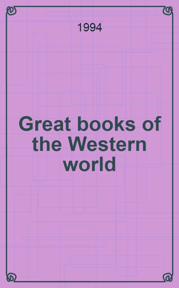Great books of the Western world