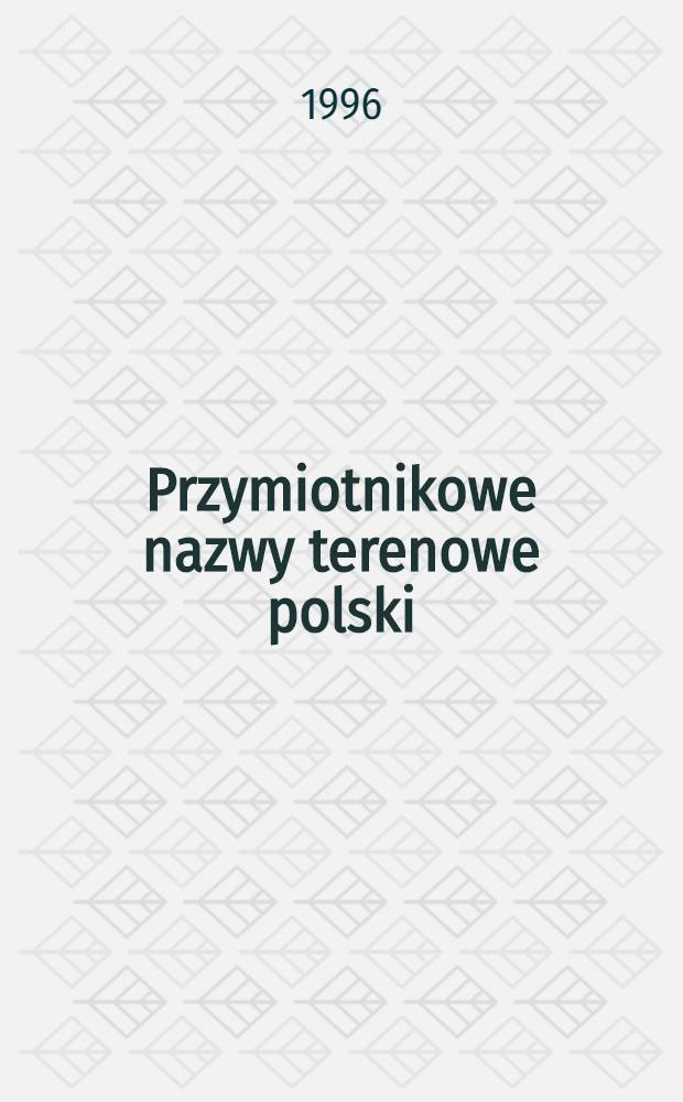 Przymiotnikowe nazwy terenowe polski = Прилагательные в польской топонимике.