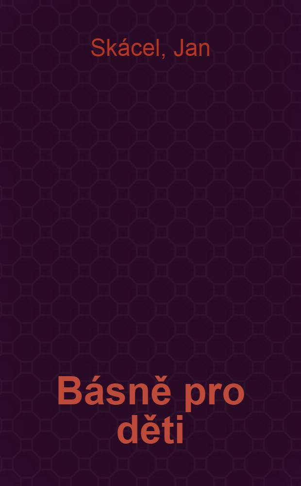 Básně pro děti