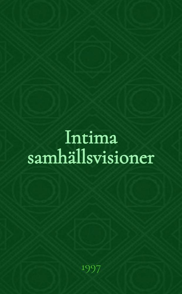 Intima samhällsvisioner : Sporten mellan minimalism och gigantism = Внутренний взгляд общества.