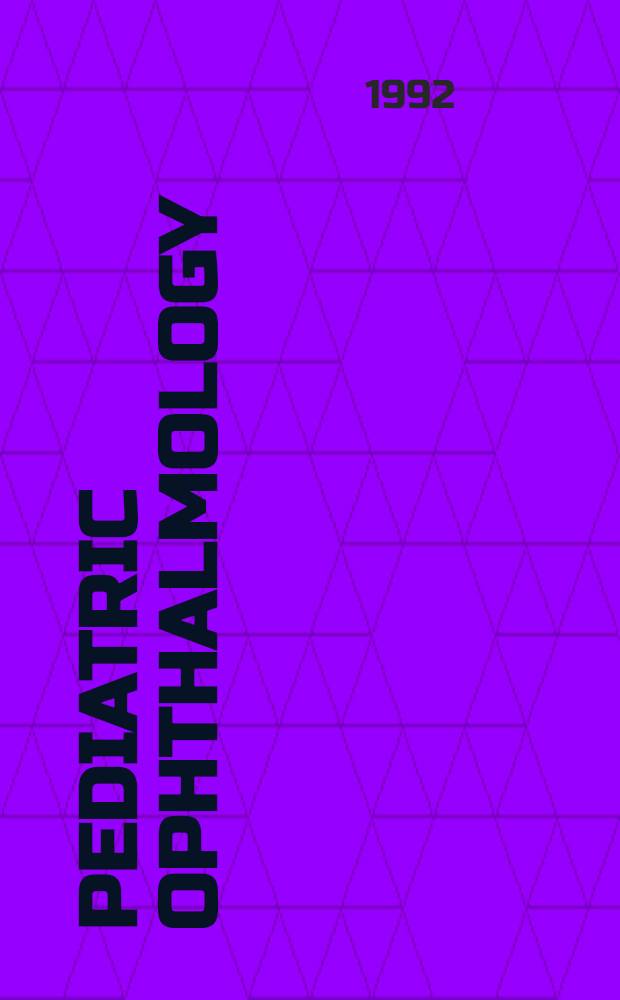 Pediatric ophthalmology