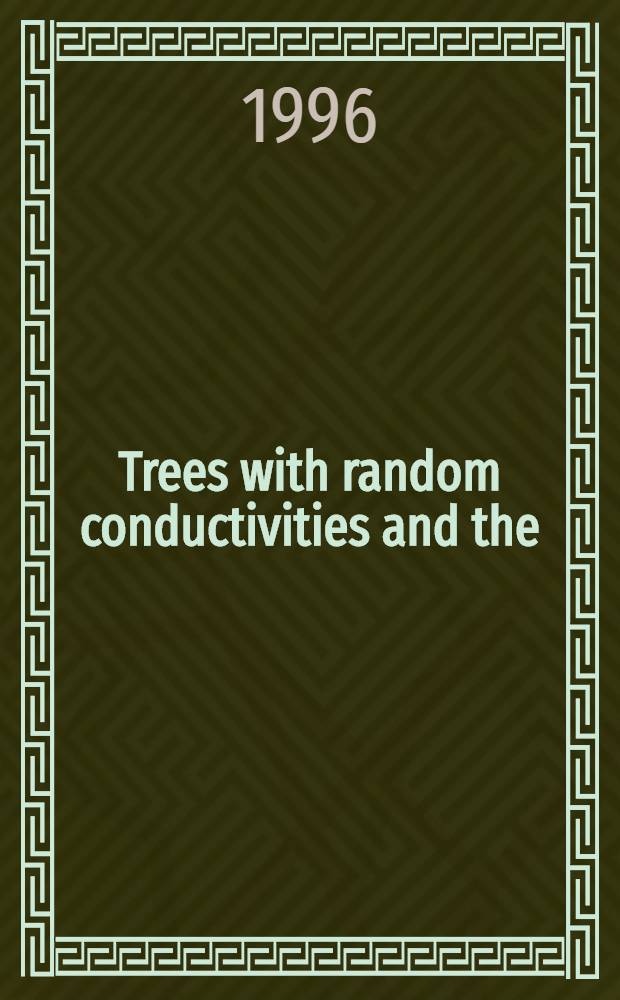 Trees with random conductivities and the (reciprocal) inverse Gaussian distribution = Деревья со случайной электропроводностью и обратные гауссовы распределения.