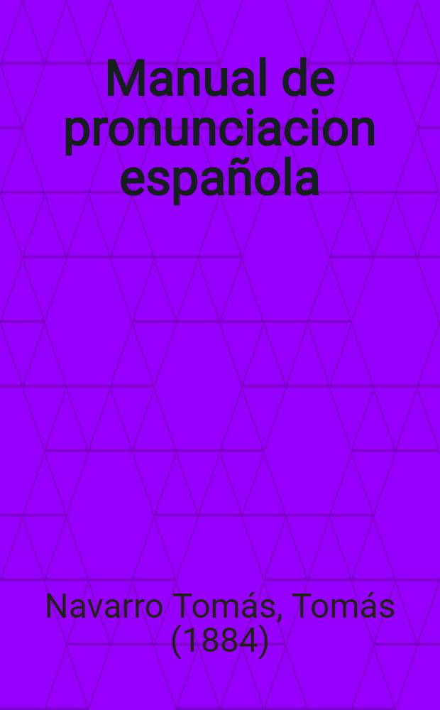 Manual de pronunciacion española
