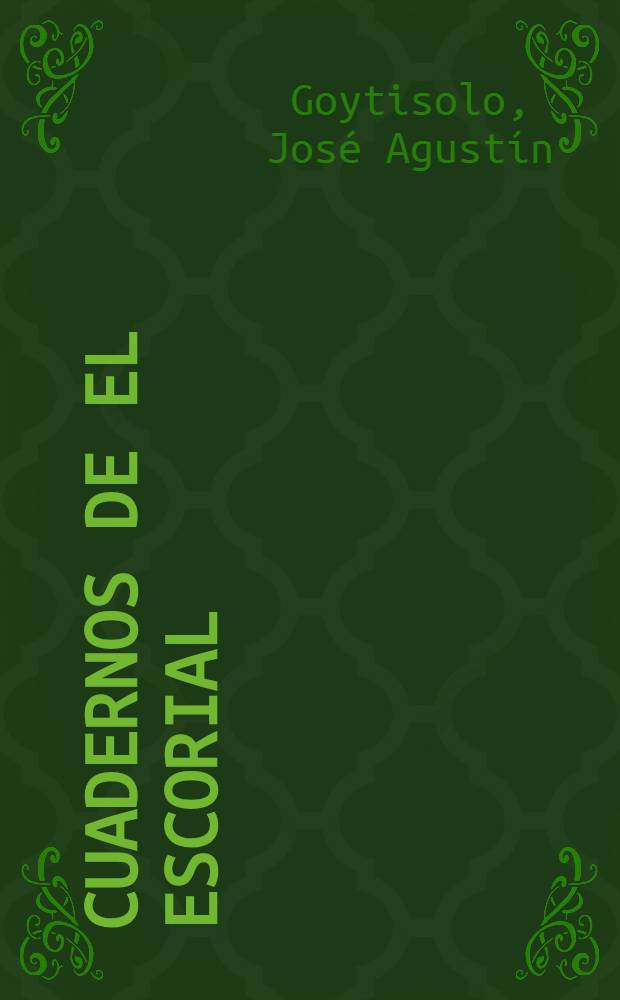 Cuadernos de el escorial