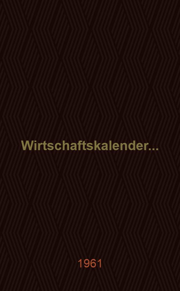 Wirtschaftskalender..