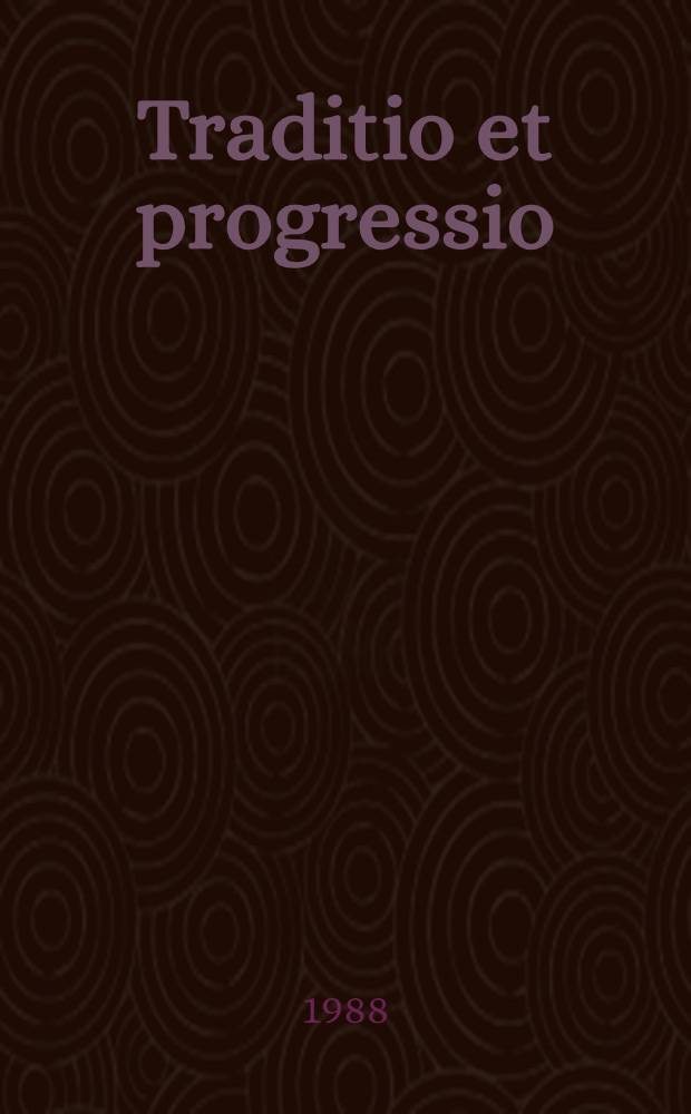Traditio et progressio : Studi liturgici in onore del prof. Andrien Nocent, OSB