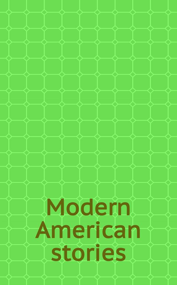 Modern American stories