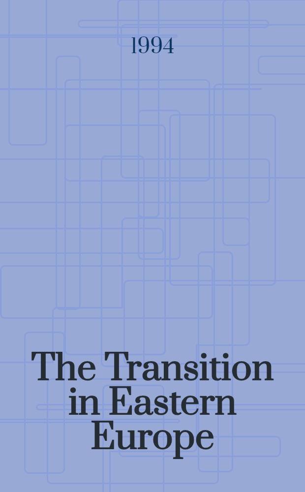 The Transition in Eastern Europe = Изменения в Восточной Европе. T.1. Исследования по странам. Т.2. Перестройка.