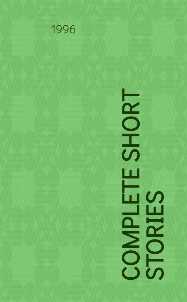 Complete short stories
