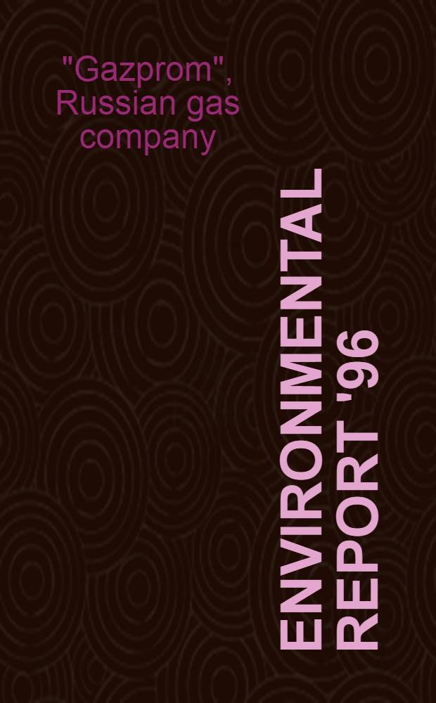 Environmental report '96