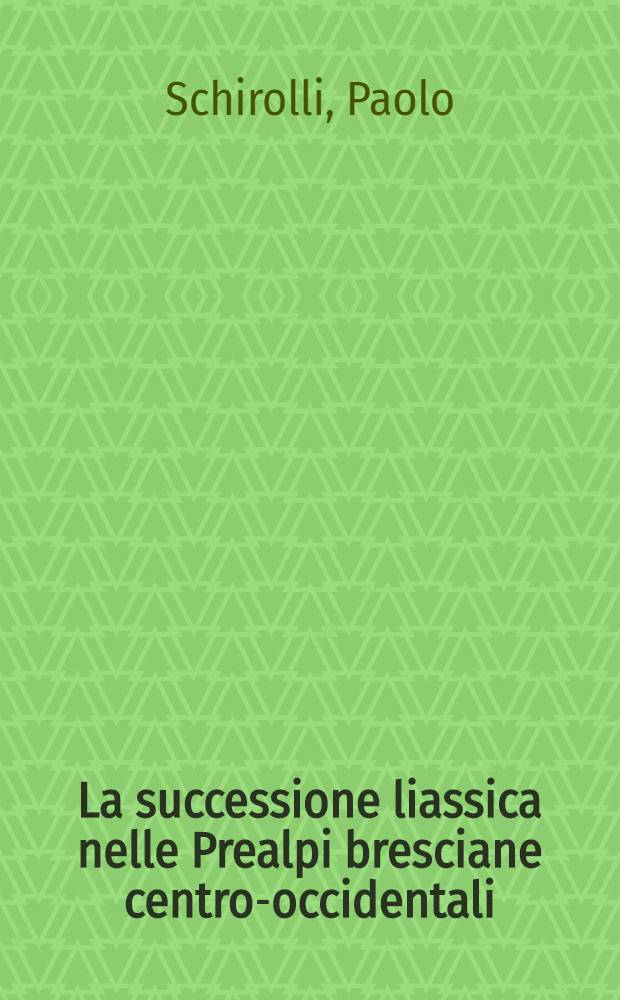 La successione liassica nelle Prealpi bresciane centro-occidentali (Alpi meridionali, Italia) = The liassic sequence of the central-western Brescian Prealps (Southern Alps, Italy) : Stratigrafia, evoluzione paleogeografico - strutturale ed eventi connessi al rifting = Лейасовые отложения центрально-восточного подножия Предальп.