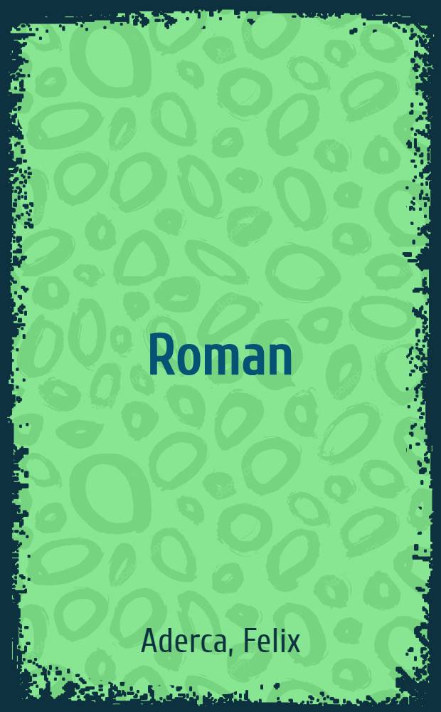1916 : Roman