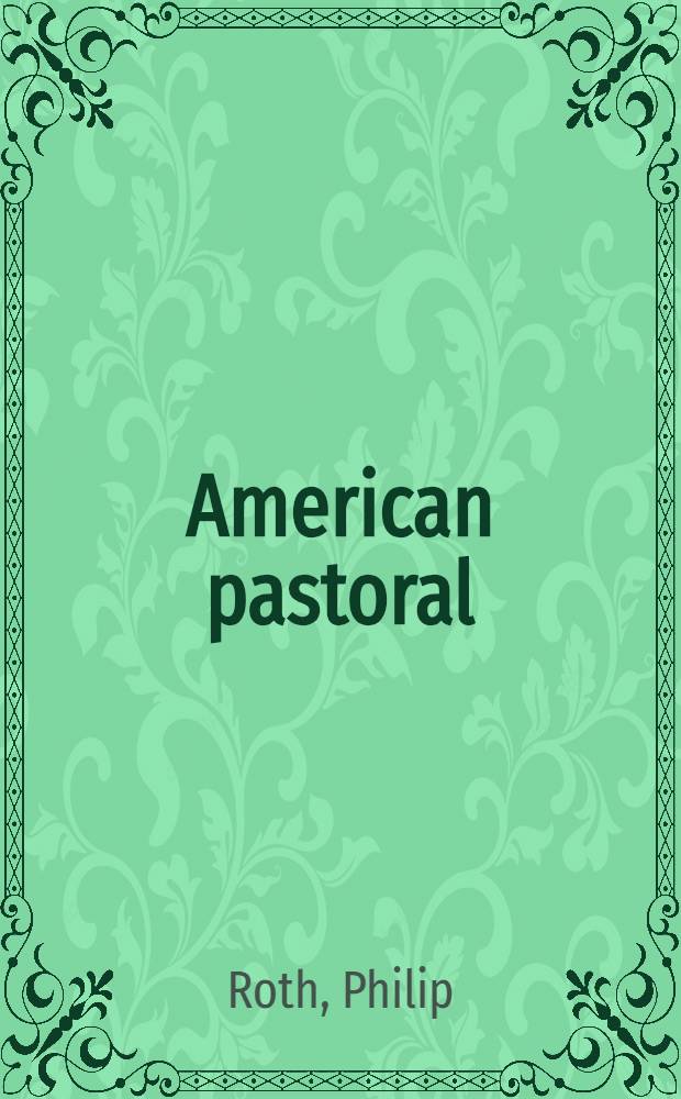 American pastoral