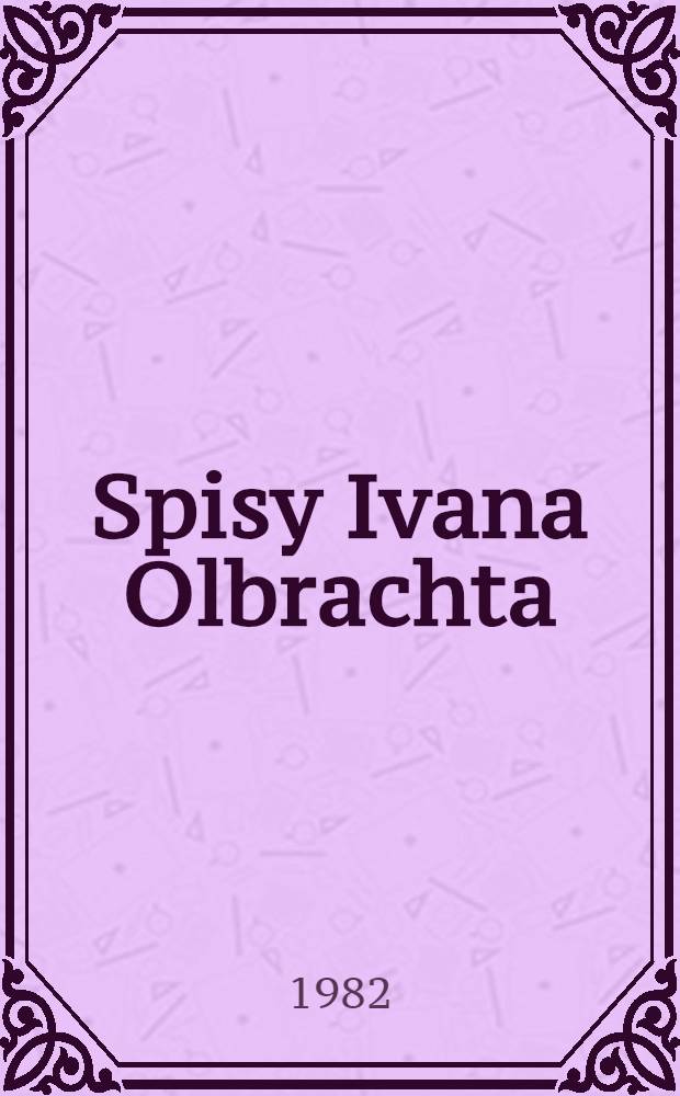 Spisy Ivana Olbrachta
