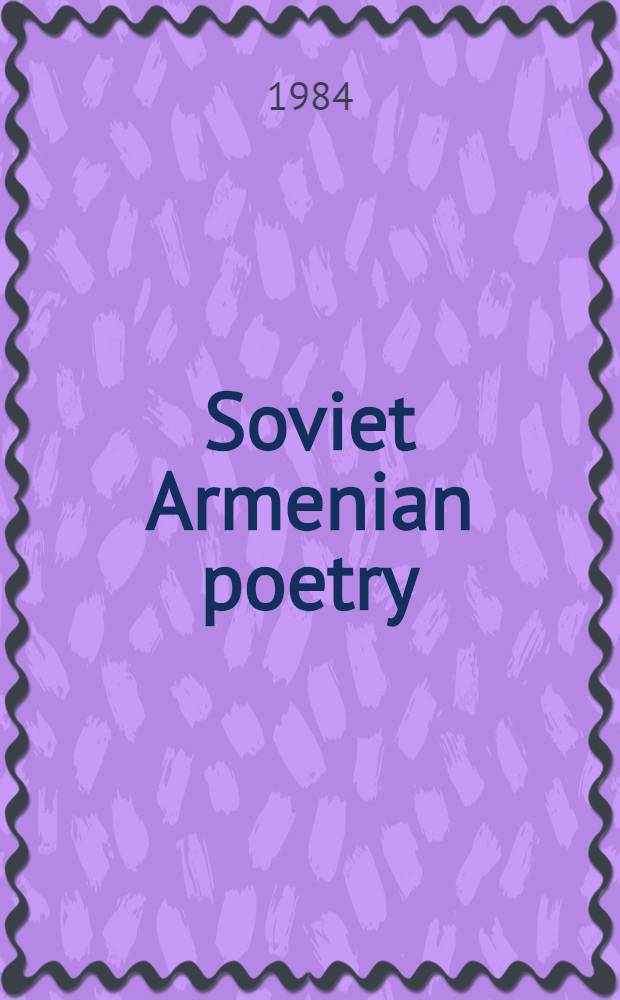 Soviet Armenian poetry