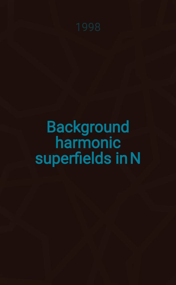 Background harmonic superfields in N=2 supergravity