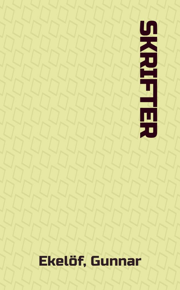 Skrifter