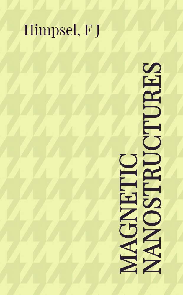 Magnetic nanostructures