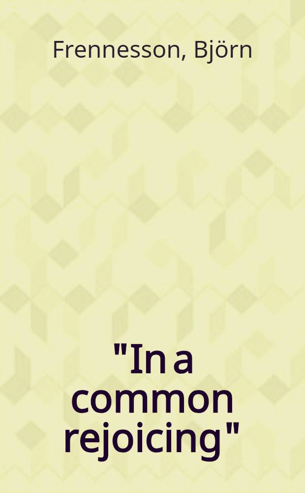 "In a common rejoicing" : Liturgical communion with angels in Qumran : Diss. = Божественная литургия с ангелами в Кумране.