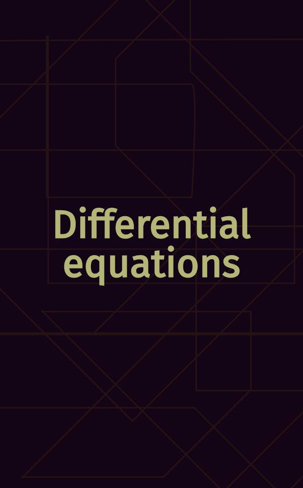 Differential equations: La Pietra 1996 = ТРУДЫ КОНФЕРЕНЦИИ, ПОСВЯЩЕННОЙ 70-ЛЕТИЮ П.Лакса и Л.Ниренберга .