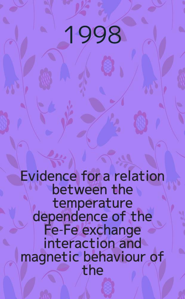 Evidence for a relation between the temperature dependence of the Fe-Fe exchange interaction and magnetic behaviour of the (Fe Ni ) Mn alloys