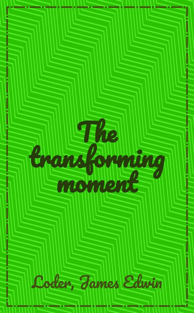 The transforming moment : Understanding convictional experiences = Момент истины.