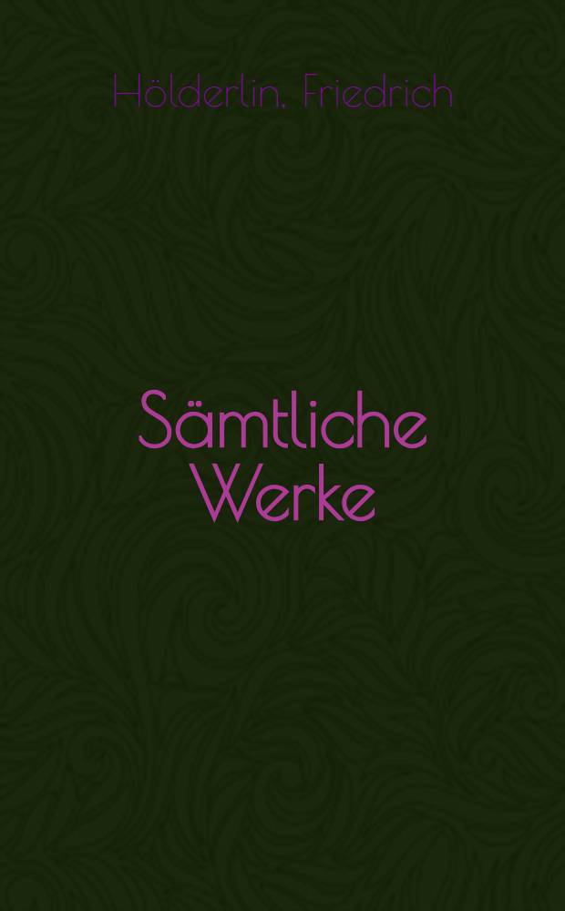Sämtliche Werke