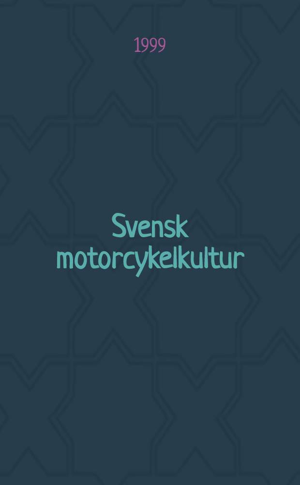 Svensk motorcykelkultur = Швдская культура мотоциклистов.
