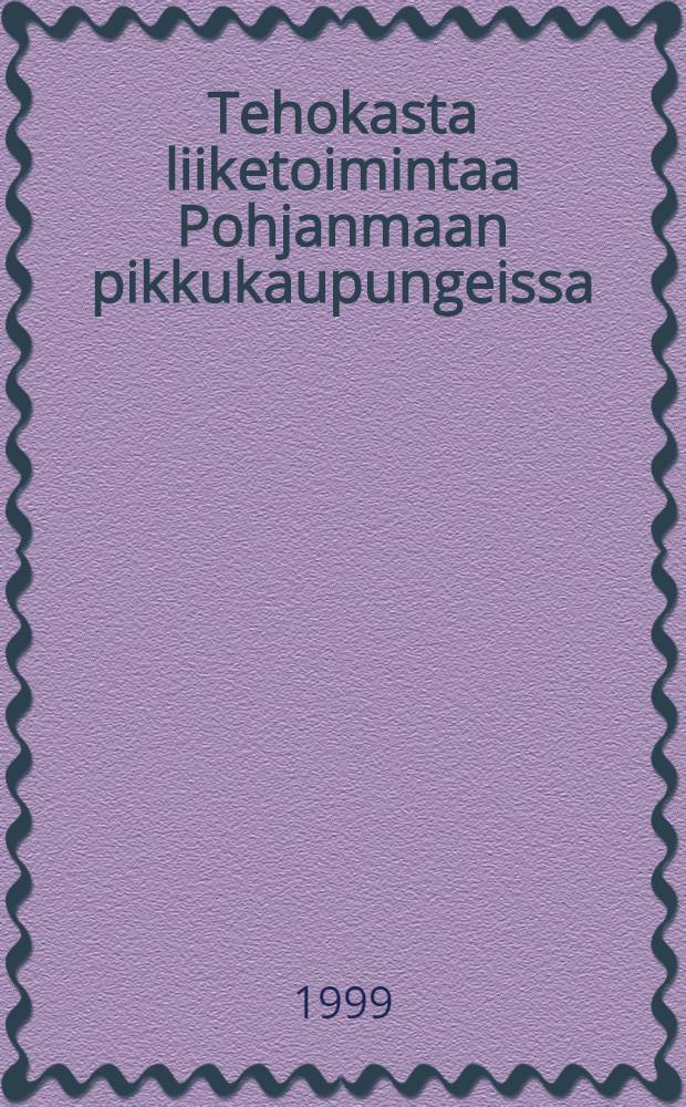 Tehokasta liiketoimintaa Pohjanmaan pikkukaupungeissa : Purjemerenkulun kannattavuus ja tuottavuus 1700-1800-luvulla = Эффективность деловой активности в малых городах Скандинавии. Морская торговля 18 - 19 вв..