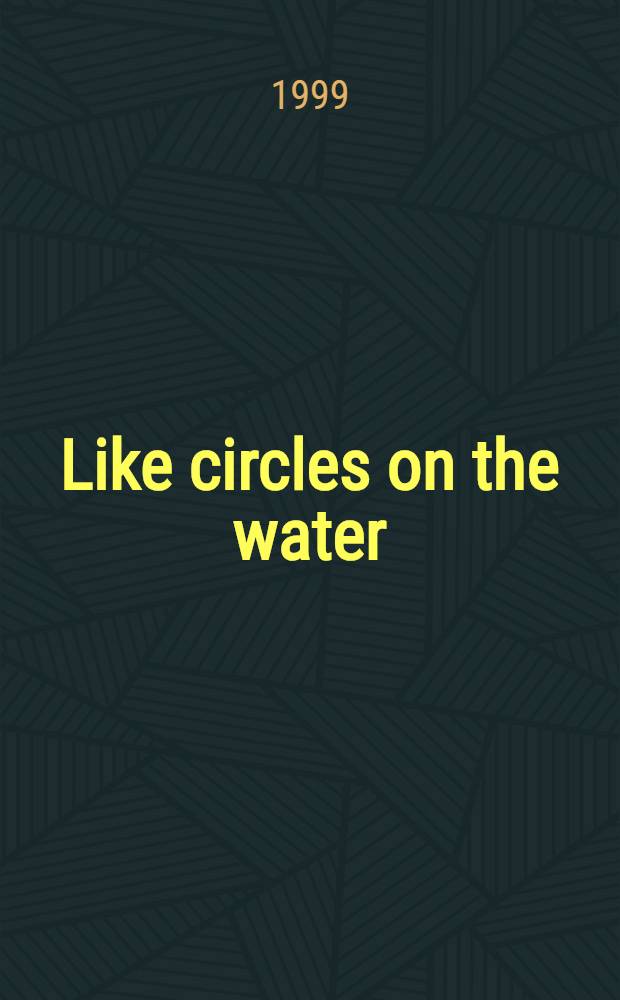 Like circles on the water : A study of adolescent identity : A thesis = Как круги на воде. Изучение идентичности юношества.