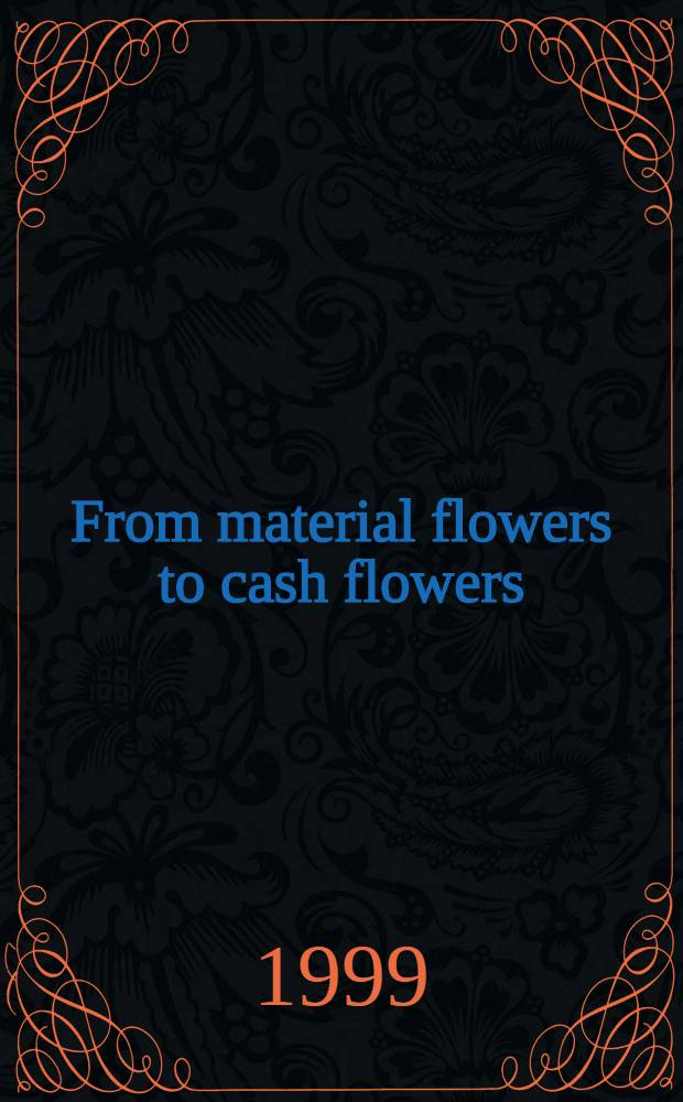 From material flowers to cash flowers : An extension to traditional material flow modelling : Diss. = От вещественных потоков к денежным потокам.