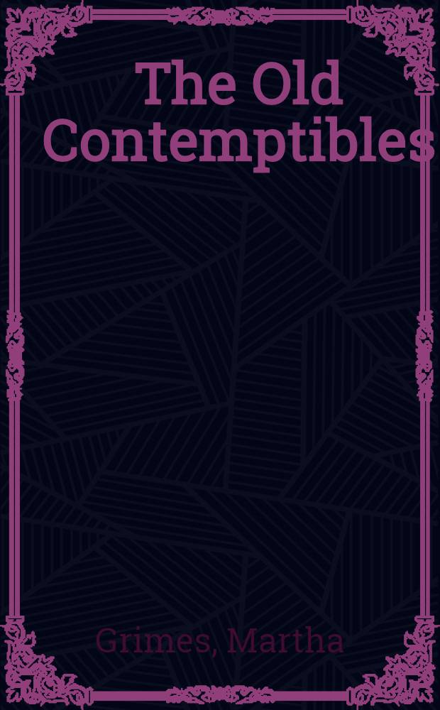 The Old Contemptibles : A novel