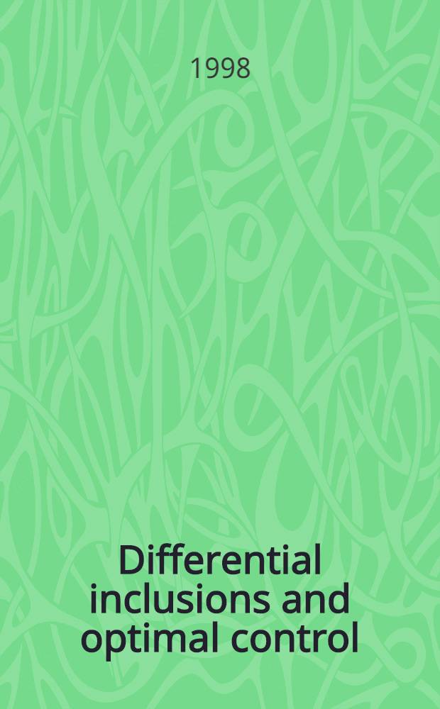 Differential inclusions and optimal control