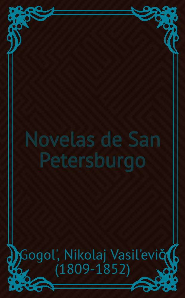 Novelas de San Petersburgo
