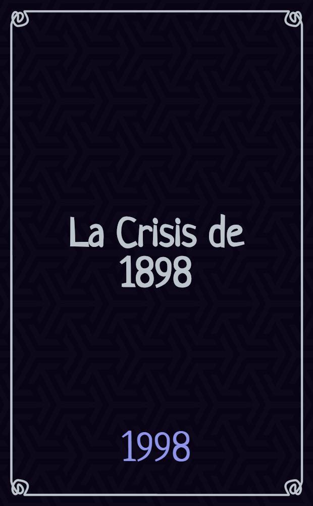 La Crisis de 1898