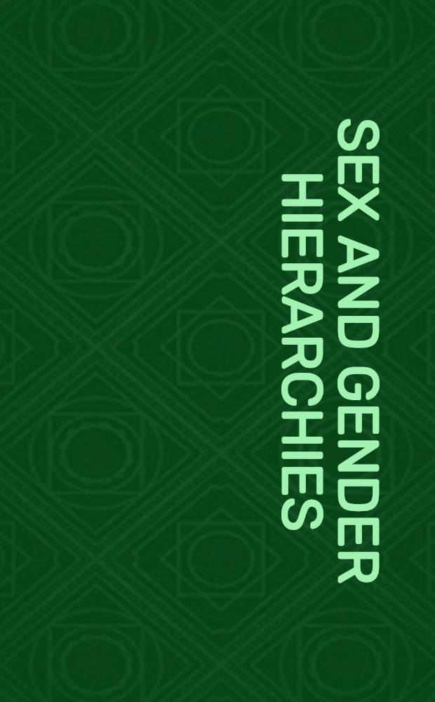 Sex and gender hierarchies