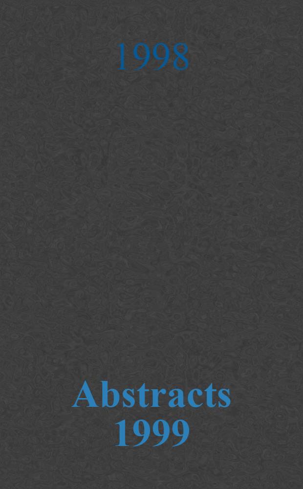 Abstracts 1999