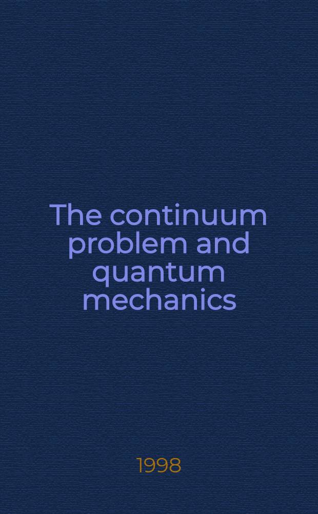 The continuum problem and quantum mechanics