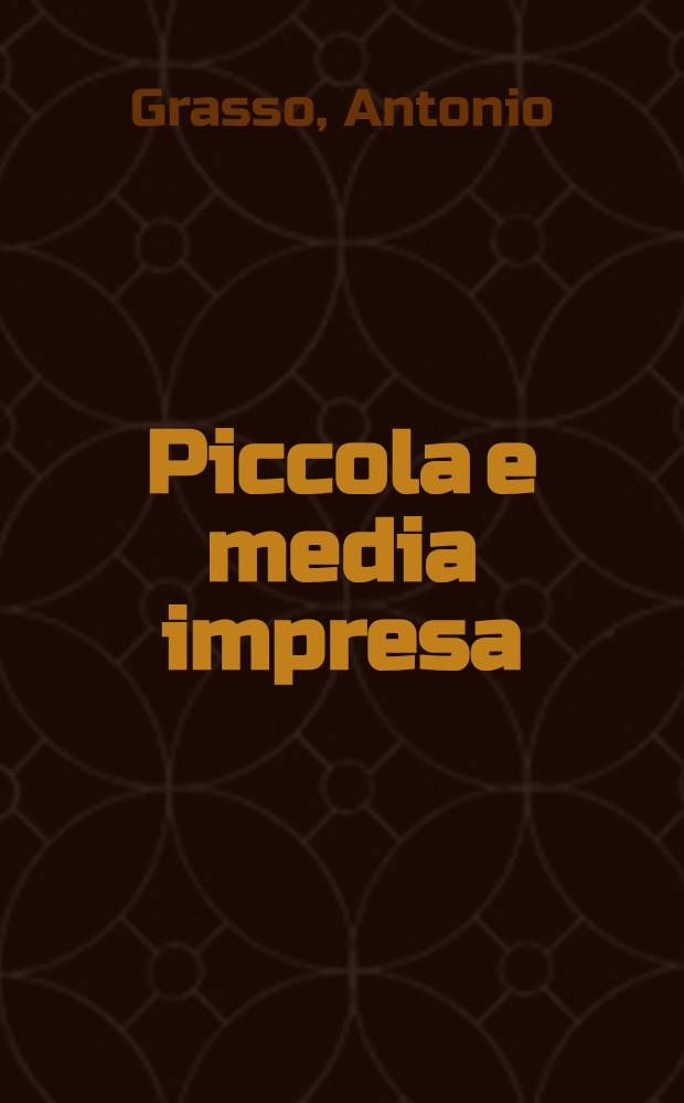 Piccola e media impresa : I nuovi orientamenti per lo sviluppo = Малые и средние предприятия - новая ориентация в развитии.