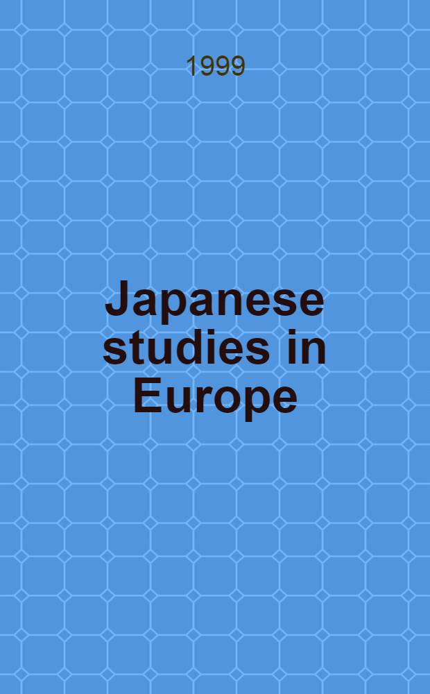 Japanese studies in Europe