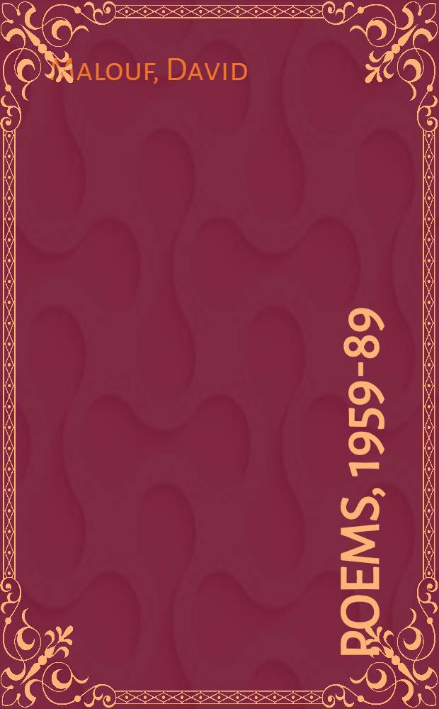 Poems, 1959-89
