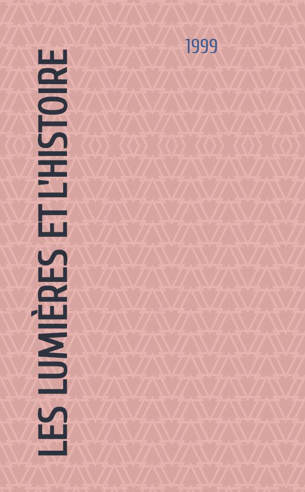 Les Lumières et l'histoire