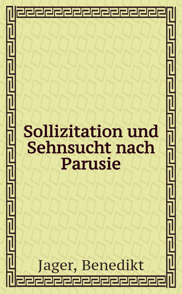 Sollizitation und Sehnsucht nach Parusie : Lit. Diskurs in Skandinavien zwischen 1880 und 1900 = Литературные дискуссии в Скандинавии.