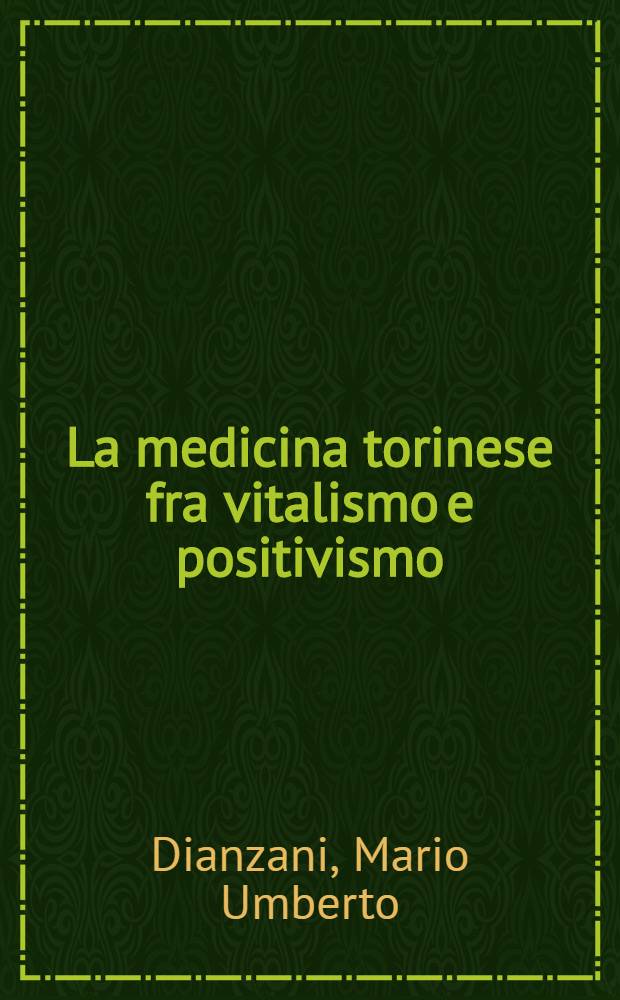 La medicina torinese fra vitalismo e positivismo : Un dramma in Accademia, 150 anni fa: Casimiro Sperino e la sifilizzazione = Медицина Турина между витализмом и позитивизмом. Драма в академии 150 лет назад:Казимиро Сперино и заражение сифилисом..