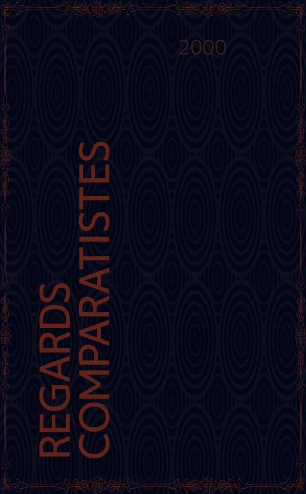 Regards comparatistes : Les litt. slaves