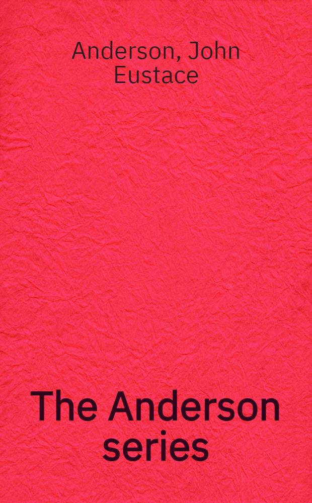 The Anderson series